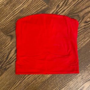 Brandy Melville Red Tube Top